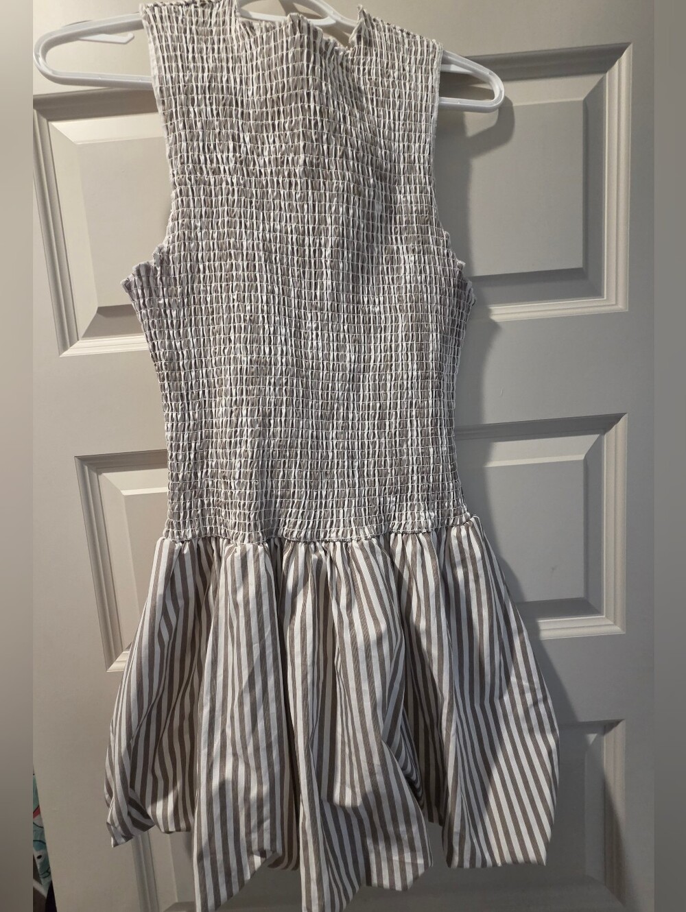 Bubble Smocked Mini Dress